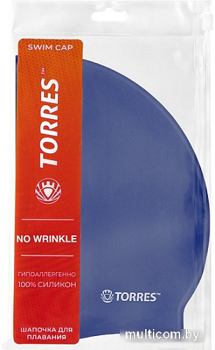 Шапочка для плавания Torres No Wrinkle SW-12203BL