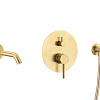 Душевой гарнитур Armatura Moza Gold 5039-401-31