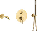 Душевой гарнитур Armatura Moza Gold 5039-401-31