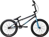 Велосипед Stark Madness BMX 4 2025 (графит матовый/синий металлик/черный)