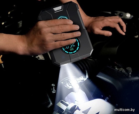 Портативное пусковое устройство с компрессором Soft Drive CAR2831