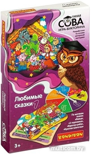 Развивающая игра Bondibon Любимые сказки 1 ВВ4835