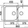 Кухонная мойка Elleci Ego 450 Ghisa M70