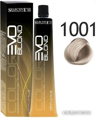 Крем-краска Selective Professional Colorevo 1001 841001 (100 мл, суперосветляющий пепельный)