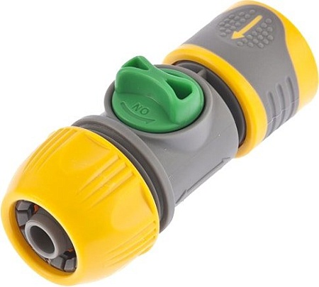 Коннектор Palisad быстросъемный универсальный 1/2-3/4 с переключателем 66254