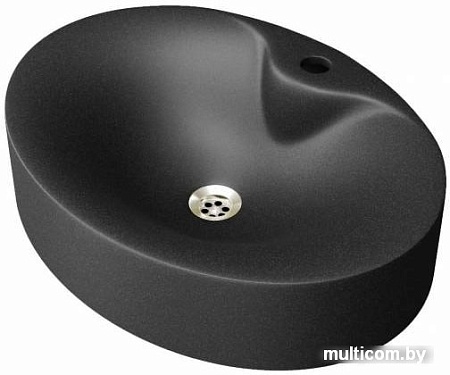 Умывальник Formastone Лотос 57x43 (черный)