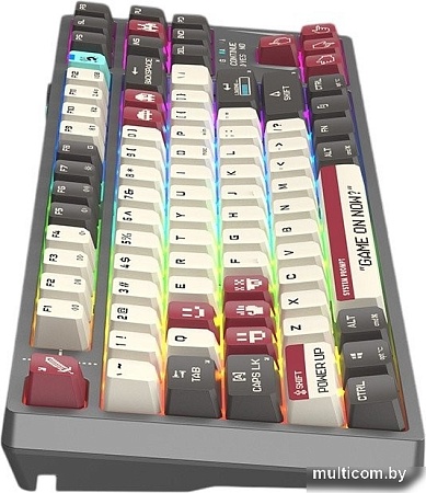 Клавиатура A4Tech Bloody WS87 Pixels Red (Bloody BLMS Red Plus)