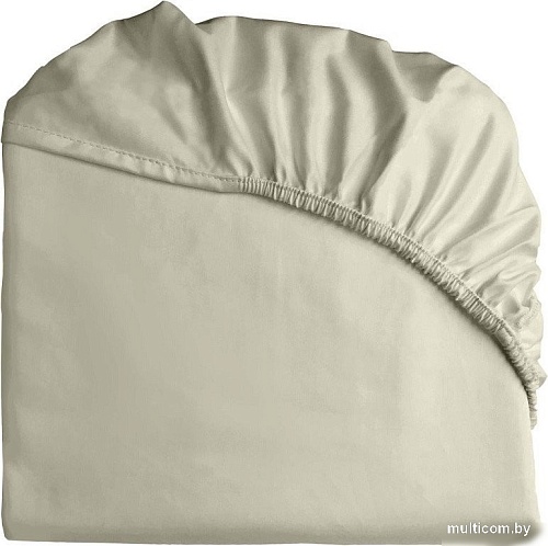 Постельное белье Primavelle 140х200 сатин Luxe на резинке 114311405-crL12 (бежевый)