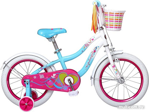 Детский велосипед Schwinn Iris 16 2022 S1691RU (белый/голубой)