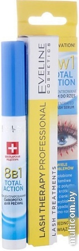 Сыворотка для ламинирования ресниц Eveline Cosmetics Lash Therapy Professional Total Action 8 в 1 (10 мл)