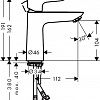 Смеситель Hansgrohe Talis E 71712000