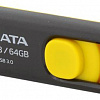 USB Flash A-Data DashDrive UV128 Black/Yellow 64GB (AUV128-64G-RBY)