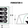 Треккинговая палатка Jungle Camp Forester 4 (камуфляж)