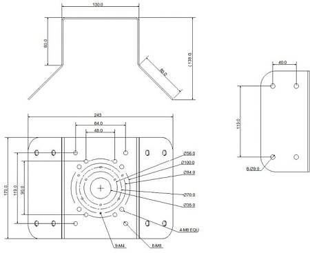 Кронштейн Dahua DH-PFA151-B