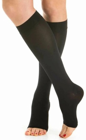 Гольфы компрессионные Польза 3001 2 кл.к. (р.4 (L), рост1, черный)