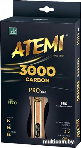 Ракетка для настольного тенниса Atemi Pro 3000 AN