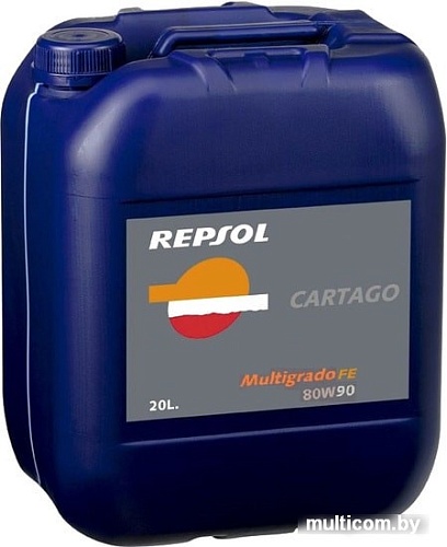 Трансмиссионное масло Repsol Cartago Multigrado EP 80W-90 20л