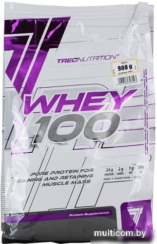 Trec Nutrition Whey 100 (клубника, 900 г)