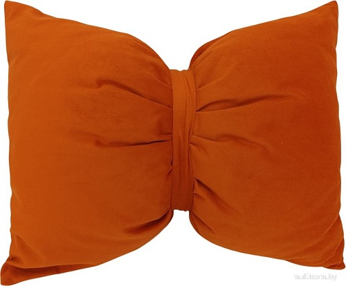 Декоративная подушка Sled Бант 45x35x17 (оранжевый)