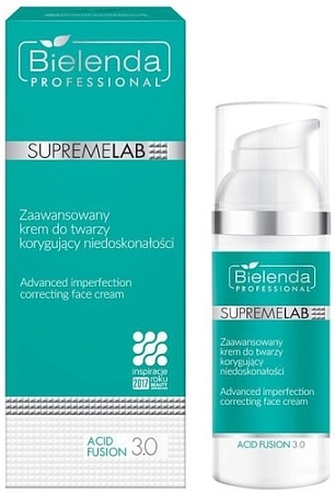 Bielenda Крем Supremelab Acid Fusion 3.0 Легкий с кислотами AHA PHA 50 мл