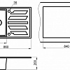 Кухонная мойка Granula GR-8601 (турмалин)