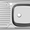 Кухонная мойка Ukinox Классика CLM760.435 5K 1R (с сифоном)