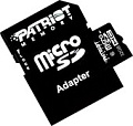 Карта памяти Patriot microSDHC (Class 10) 32 Гб + адаптер (PSF32GMCSDHC10)