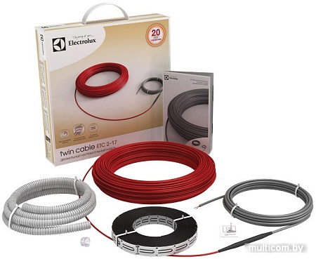 Нагревательный кабель Electrolux Twin Cable ETC 2-17-2500