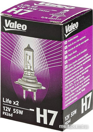 Галогенная лампа Valeo H7 032517 1шт