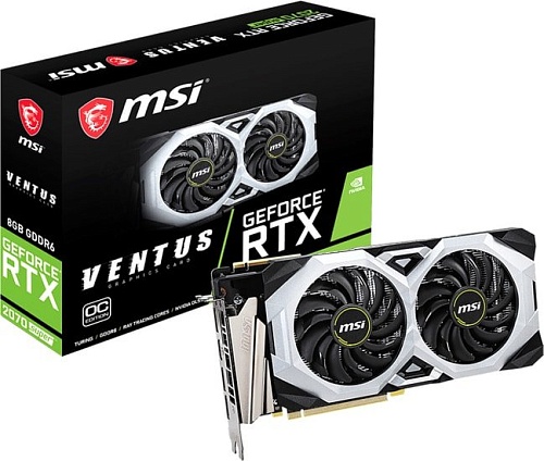 Видеокарта MSI GeForce RTX 2070 Super Ventus OC 8GB GDDR6