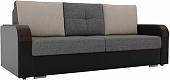 Диван Лига диванов Мейсон 102152 (серый/черный/бежевый)