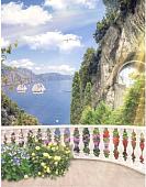 Фотообои Citydecor Фреска балкончик 3D с защитным покрытием 200x254