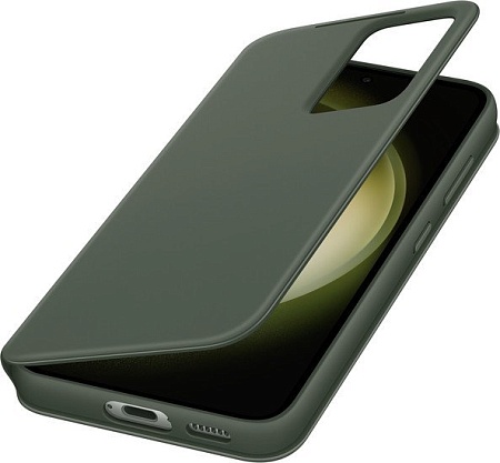 Чехол для телефона Samsung Smart View Wallet Case S23 (хаки)