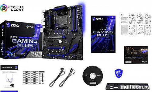 Материнская плата MSI X470 Gaming Plus