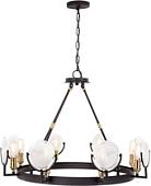 Люстра Citilux Тесла CL445181 (венге/золото)