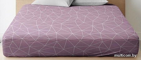 Постельное белье Ночь Нежна Грань на резинке 90x200x20 7352-1 (розовый)