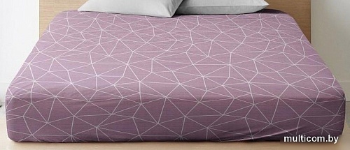 Постельное белье Ночь Нежна Грань на резинке 90x200x20 7352-1 (розовый)