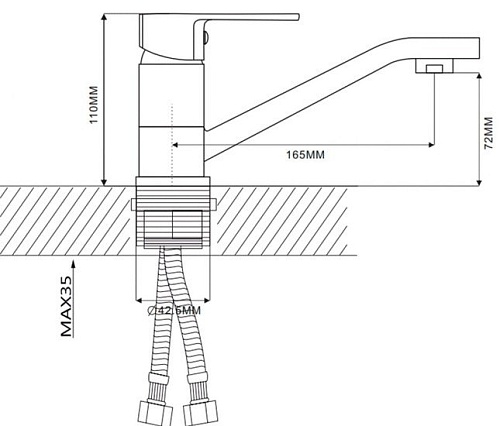 Смеситель Ekko E45302