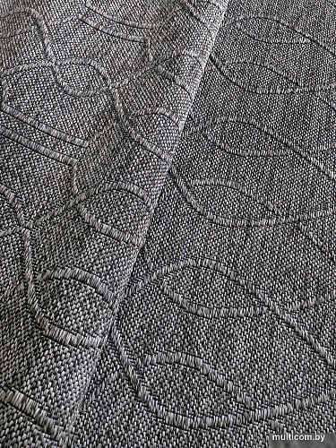 Ковер для жилой комнаты Linea Hali Gabardine K5099B-ANTHRACITE (0.75x1.5)