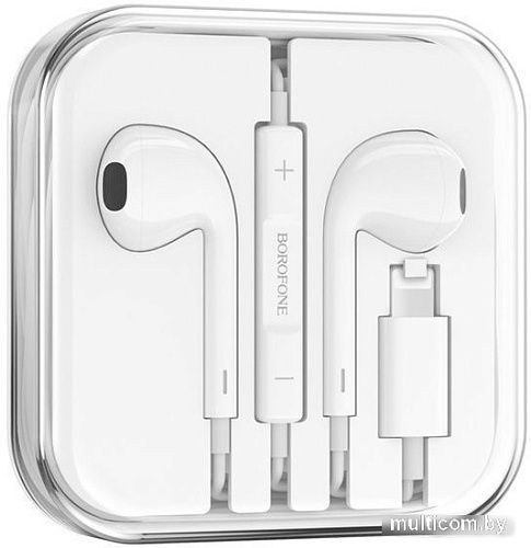 Наушники Borofone BM85 Lightning (белый)