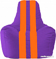 Кресло-мешок Flagman Спортинг С1.1-33 (фиолетовый/оранжевый)