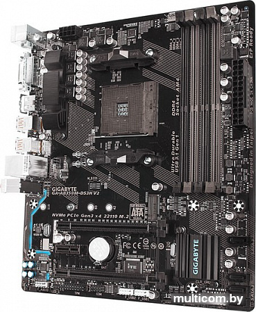Материнская плата Gigabyte GA-AB350M-DS3H V2 (rev. 1.1)
