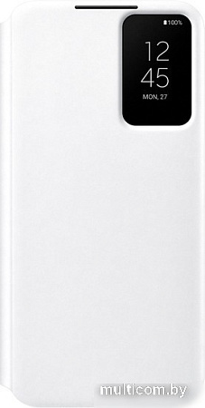 Чехол для телефона Samsung Smart Clear View Cover для S22+ (белый)