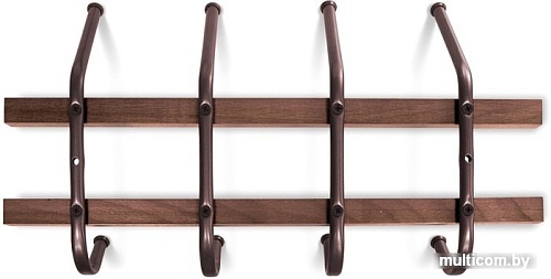Набор крючков для одежды Sheffilton SHT-WH11 963116 (темный орех/медный металлик)