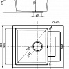 Кухонная мойка Deante Rapido ZQK G11A (графитовый металлик)