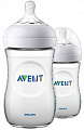 Набор бутылочек для кормления Philips Avent Natural SCF033/27 2 шт (260 мл)