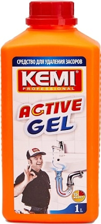 Средство для сантехники Kemi Professional Active Gel 1 л