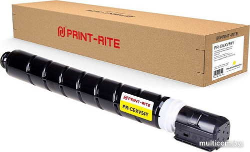 Картридж Print-Rite PR-CEXV54Y (аналог Canon CEXV54Y)