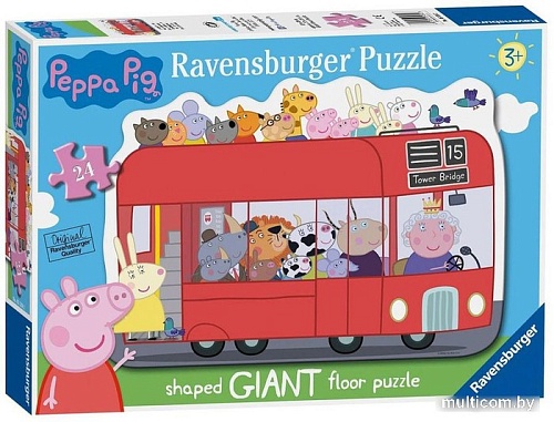 Мозаика/пазл Ravensburger Свинка Пеппа. Гигантский Автобус R05530 (24 эл)