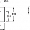 Умывальник Jacob Delafon Odeon Up 56x44 [E4756-00]